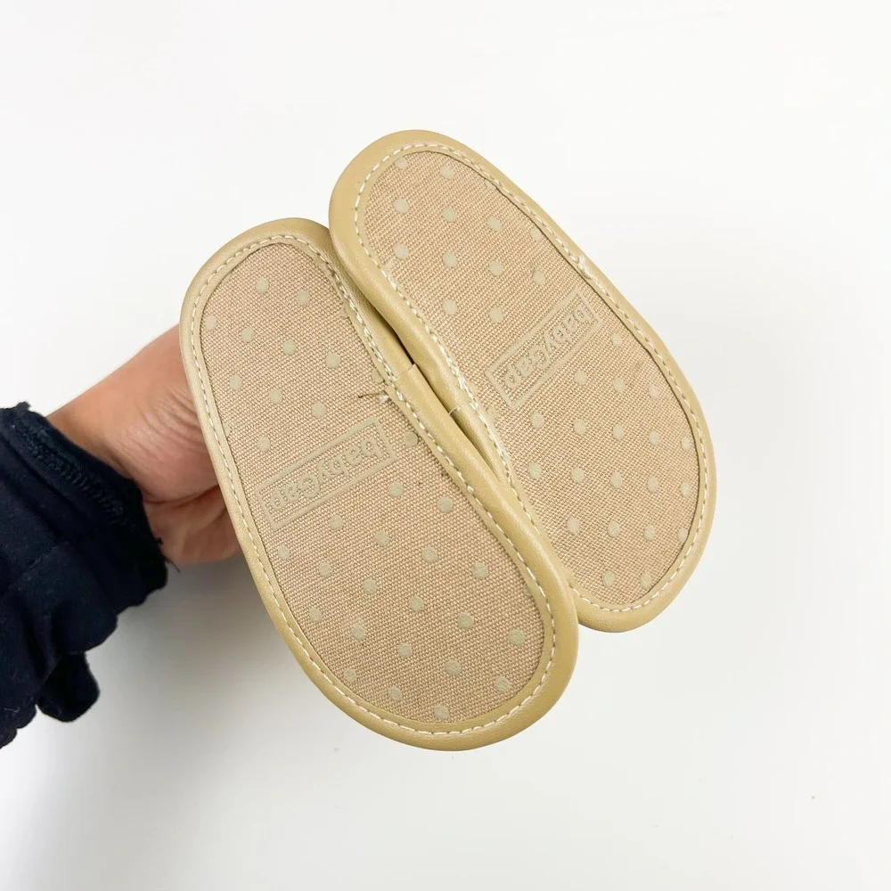 Baby Gap 3-6M Girl Gold Sandals Flip Flops